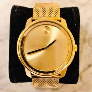 Movado Bold Gold 44mm Quartz Watch